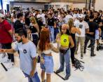  256 Personas participaron a la convocatoria realizada por Camilo Camacho para jugar Piedra, papel o tijera Foto: Jaime Pérez Munévar