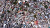 Una vista aérea de los pobladores de San Javier, al occidente de la capital antioqueña. Foto: Manuel Saldarriaga