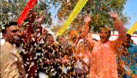 El festival Holi se realiza cada año con la llegada del equinoccio de primavera, el día siguiente a la luna llena del mes de Phalguna. Foto: Getty