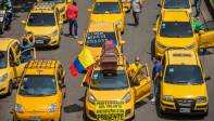 La propuesta ya ha generado movilizaciones similares en otras ciudades como Neiva, Cali y Bogotá, por lo que los taxistas anuncian un paro para el próximo 3 de mayo. Foto: Carlos Velásquez