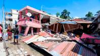 El terremoto de 7.2 en la escala de Richter ocurre pocos días antes del posible arribo de la tormenta tropical Grace por la isla. Foto: EFE.