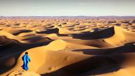 Las dunas del desierto con una altura de hasta 60 metros de altura. Foto: GETTY