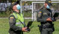 Los drones son utilizados para la vigilancia y control de los lugares, donde las autoridades han identificado se comenten diferentes delitos . Foto Juan Antonio Sánchez Ocampo