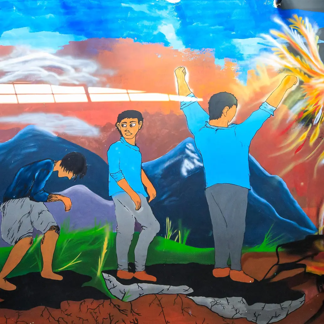La exposición estará abierta hasta el 10 de agosto. En la sala del museo hay un espacio para responder las cartas, cualquiera puede hacerlo. Foto cortesía Museo de Antioquia. 