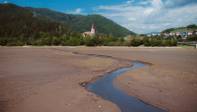 El embalse de agua dulce de Ruzin en Eslovaquia está a punto de secarse debido a las sequías severas. Foto: Getty