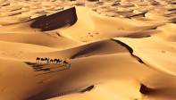 Es muy común ver las caravanas de camellos cruzando el terreno. Foto: GETTY