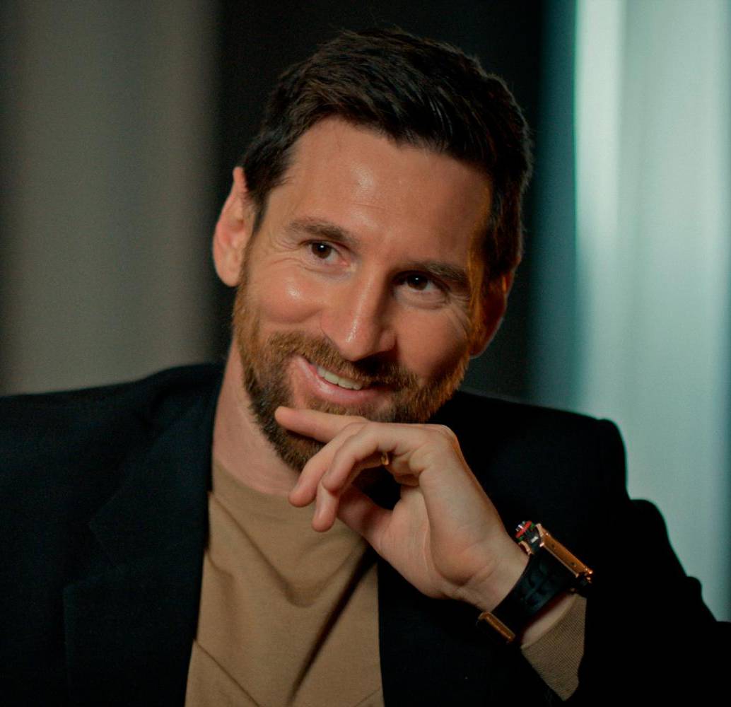 Messi participó en varias entrevistas para este documental. FOTO Cortesía Apple TV+