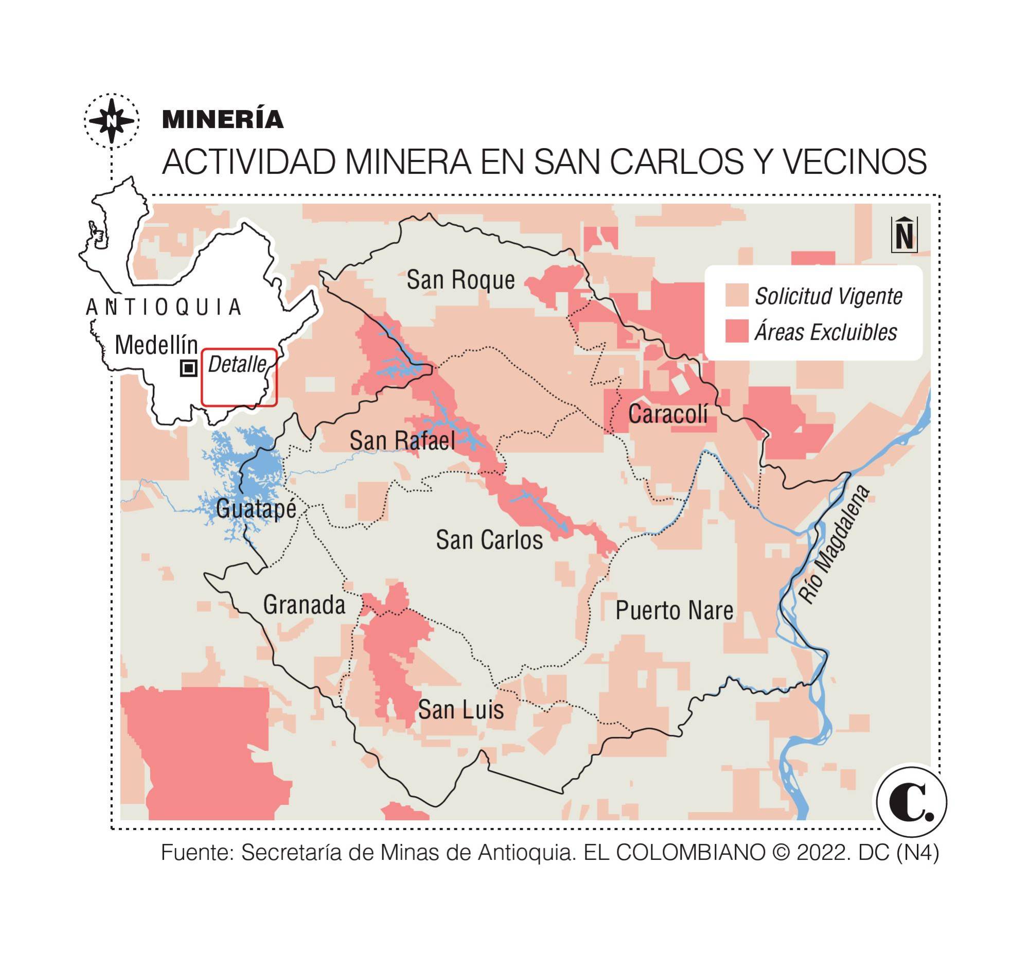 Comunidad teme llegada de más proyectos mineros a San Carlos