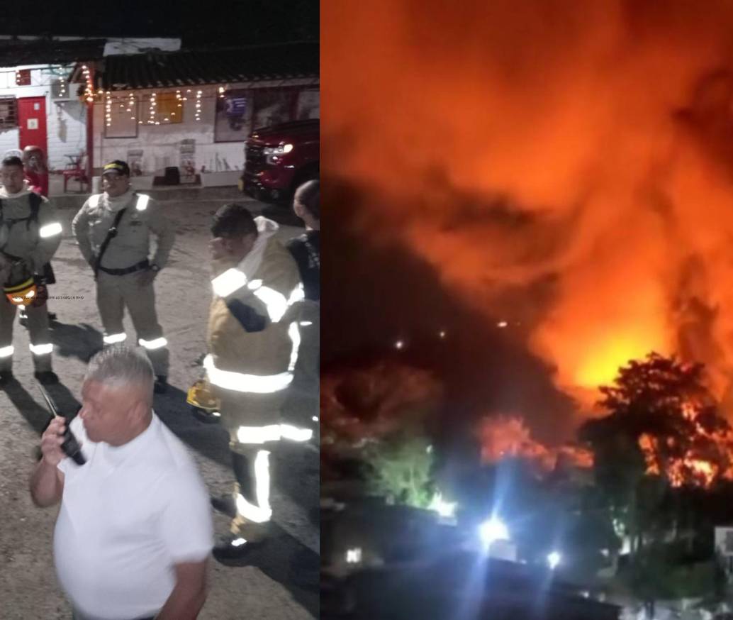 Las autoridades no han confirmado si hubo personas lesionadas ni las causas que originaron ambos incendios, sin embargo, se adelantan las respectivas verificaciones para esclarecer lo ocurrido y si tendría relación con globos de mecha. FOTO: Redes sociales