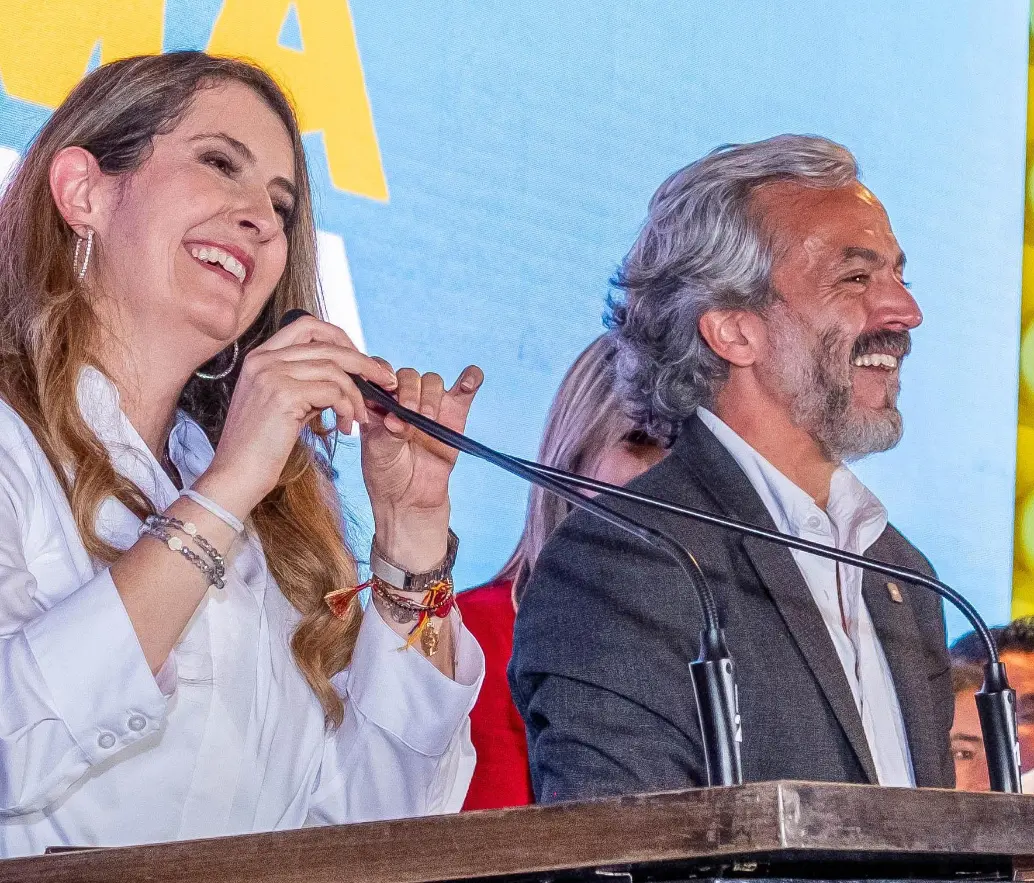 El candidato llegó a la consulta gracias a firmas que recogió de la ciudadanía y asegura que hay algunos puntos de la derecha con los que no está de acuerdo. FOTO: PRENSA DE PALOMA VALENCIA.