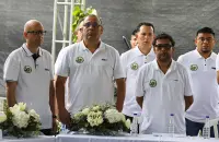 Los principales integrantes de la mesa de negociación de la paz urbana de Medellín recibieron la suspensión de las órdenes de captura que pesan en su contra. FOTO: Manuel Saldarriaga