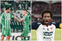 James Rodríguez, Edwin Cardona y Didier Moreno sonalgunas de las figuras del clásico. FOTOS: X Nacionaloficial y DIM_oficial