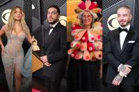 Karol G, Ryan Castro, Aterciopelados y J Balvin fueron algunos de los colombianos presentes en los Premios Grammy. Fotos: Getty Images y @aterciopelados