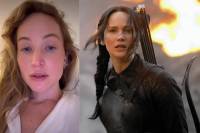 Jennifer Lawrence, actriz estadounidense y protagonista de la saga ‘Los juegos del hambre’. Foto: redes sociales @jlaw