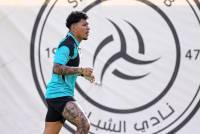 Roger Martínez en su primer entrenamiento con Al-Shabab. FOTO: X Al-Shabab