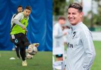 James Rodríguez ya entrena con su equipo, pero aún no recibe el visto bueno para debutar. FOTO IMAGEN TOMADA DE UN VIDEO DEL MINNESOTA FC