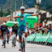 Wilmar Paredes, ganador de la primera etapa del Clásico RCN 2026. FOTO CORTESÍA PRENSA TEAM MEDELLÍN