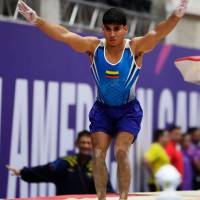 Camilo Vera, otra figura de la gimnasia artística de Colombia. FOTO CORTESÍA COC