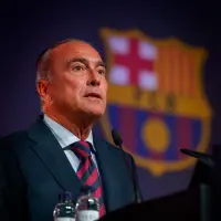 Rafa Yuste, presidente interino del Barcelona, acusa afectaciones a su equipo por el arbitraje en el fútbol español y europeo. FOTO: X BARCELONA