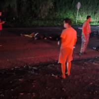 El accidente ocurrió en la madrugada del sábado en el sector Los Aragones, en San Luis. FOTO: Cortesía