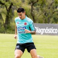James Rodríguez fue el primero en llegar a la concentración de Colombia. FOTO el colombiano