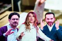 Algunos de los candidatos que este domingo se mediran en los primeros comicios por la presidencia de Colombia. FOTO: EL COLOMBIANO