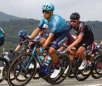 Harold Tejada afronta la recta final de la Vuelta a España como el mejor colombiano ubicado en la clasificación general. FOTO AFP
