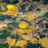 La minería ilegal en el Bajo Cauca antioqueño devasta la naturaleza. Solo en esta parte de Antioquia se perdieron más de 14.000 hectáreas de zonas verdes. FOTO MANUEL SALDARRIAGA