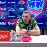 Franco Armani durante la rueda de prensa tras el compromiso frente a Fortaleza. FOTO @NacionalsPasion