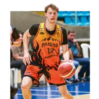 Simón Andrew Hunt Ramírez, el alero colomboamericano que quiere brillar en Paisas y defender los colores del país. FOTO manuel saldarriaga 