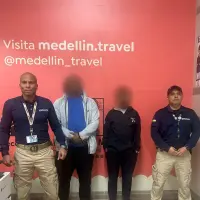 Los cinco ciudadanos norteamericanos arribaron al aeropuerto José María Córdova en vuelos diferentes procedentes de Miami. Foto: Cortesía