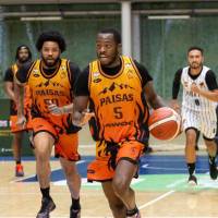 Daivon Bailey (#5) es el máximo encestador de Paisas en la Liga de Baloncesto, con 264 puntos anotados. FOTO camilo andrés suárez 
