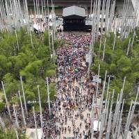 La asistencia al Parque de las Luces desató un cruce político entre líderes locales y el presidente. FOTO: X @AndresJRendonC