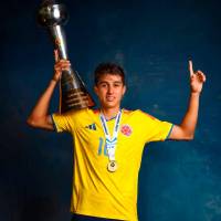 El 10 colombiano fue una de las grandes figuras de Colombia en el Sudamericano Sub-17. FOTO CONMEBOL