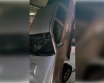 El accidente no dejó personas heridas, informó el Cuerpo de Bomberos de Sabaneta. FOTO: CORTESÍA DENUNCIAS ANTIOQUIA