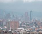Así era la vista en Bogotá en la mañana de este 5 de septiembre. FOTO TWITTER @ruedareport