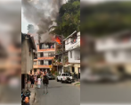 La emergencia se produjo en una casa del barrio Antonio Nariño, durante la mañana de este lunes 6 de febrero. FOTO: CORTESÍA