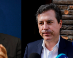 Alonso Salazar, exalcalde de Medellín y Juan Manuel Galán, precandidato presidencial. FOTOS COLPRENSA 