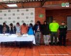 Entre los capturados de la banda “los Tamales” hay un integrante con una pierna amputada. Aún así, se dedicaba al tráfico de drogas, según la investigación de la Fiscalía. FOTO cortesía de la fiscalía