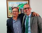 Gustavo Petro confirmó el 2 de noviembre pasado la adhesión de Alfredo Saade a su coalición, el Pacto Histórico. FOTO CORTESÍA