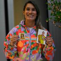Daniela Montoya, capitana de la Selección Colombia ya está en concentración en Bogotá, junto a varias de sus compañeras para los duelos amistosos ante Venezuela. FOTO CORTESÍA FCF 