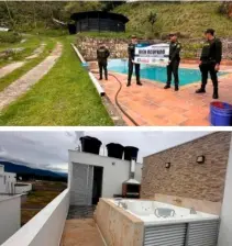 La propiedad de lujo está localizada en un condominio de Cúcuta. FOTO: CORTESÍA POLICÍA.