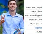 El candidato Juan Carlos Upegui resultó ganador de la encuesta, aunque la opción ninguno lo “dobla”. FOTO: Cortesía.