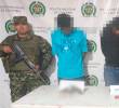 Los ladrones terminaron capturados y lesionados tras enfrentarse a tiros con el ejército. FOTO: CORTESÍA