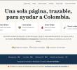 La página Cuidar a Colombia, para ayudar en el terremoto, dice su creador, no tiene un equipo contratado ni presupuesto ni patrocinador: está montada sobre servicios gratuitos y el código es abierto. Foto: Cortesía.
