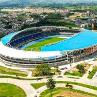 El estadio Hernán Ramírez Villegas, en Pereira, sufrió importantes afectaciones en el sismo. Se adelantan evaluaciones para determinar si existe algún riesgo estructural que impida su utilización. FOTO cortesía 