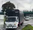 Inundaciones en la Autopista Norte de Bogotá generan congestión vehicular y afectan la movilidad en el norte de la ciudad. FOTO: tomada de redes sociales.
