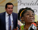 Angélica Lozano, Edward Rodríguez y Francia Márquez. FOTOS: COLPRENSA