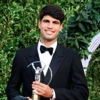 Carlos Alcaraz se llevó la máxima distinción del Laureus en la rama masculina. FOTO X-LAUREUS