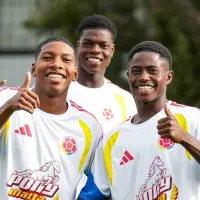 Los jugadores de la Selección Colombia sub 17, dirigidos por Fredy Hurtado están listos para el arranque de la Copa Imposible desde este domingo en Medellín. FOTO CORTESÍA FCF